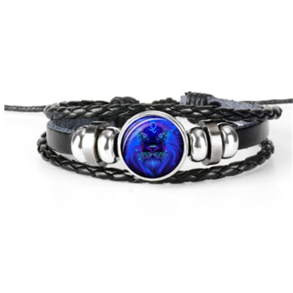 Zodiac Constellation Bracelet Braided Design Bracelet For Men Women Kids - 𝓢𝓱𝓸𝓹𝓵𝓮𝓬𝔂