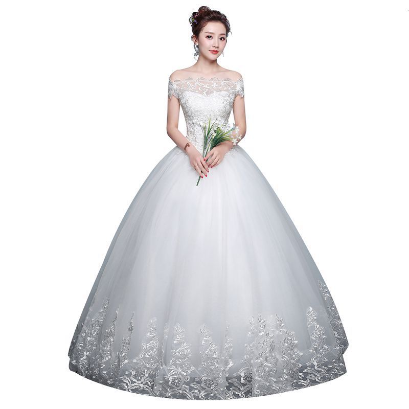 Qidi wedding dress shoulder wedding dress - 𝓢𝓱𝓸𝓹𝓵𝓮𝓬𝔂