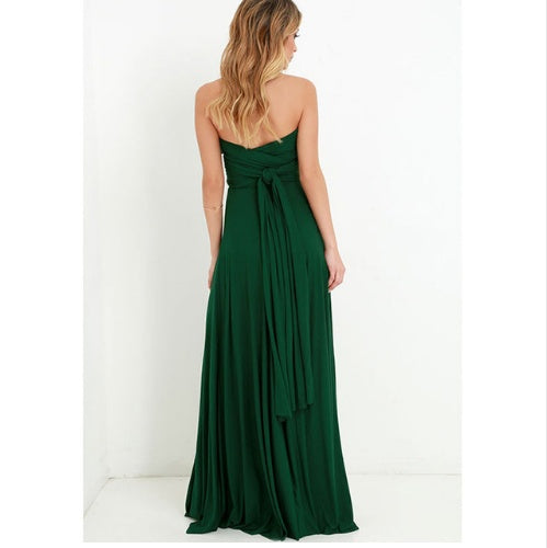 Women's Sexy Long Party Dress Club Floor-Length Summer Backless Bandage Maxi Dress Multiway Bridesmaids Boho Women Dress Vestidos - 𝓢𝓱𝓸𝓹𝓵𝓮𝓬𝔂
