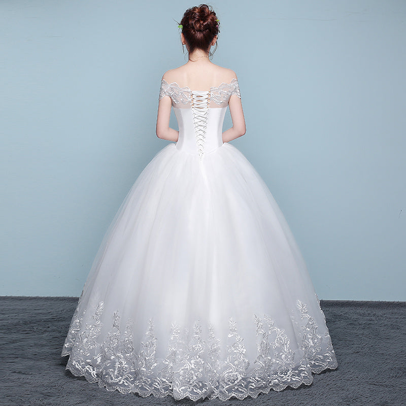 Qidi wedding dress shoulder wedding dress - 𝓢𝓱𝓸𝓹𝓵𝓮𝓬𝔂