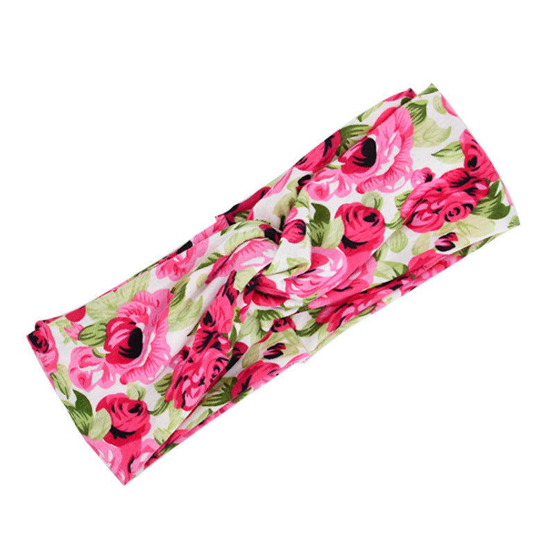 Floral cross hair band - 𝓢𝓱𝓸𝓹𝓵𝓮𝓬𝔂