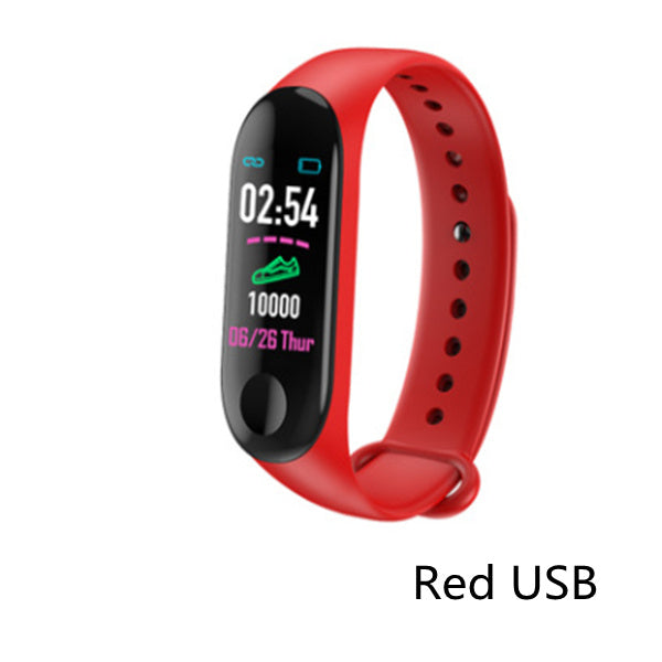 Compatible With , Smart Bracelet Heart Rate And Blood Pressure Exercise Meter Step Information Push Smart Reminder Color Bracelet - 𝓢𝓱𝓸𝓹𝓵𝓮𝓬𝔂