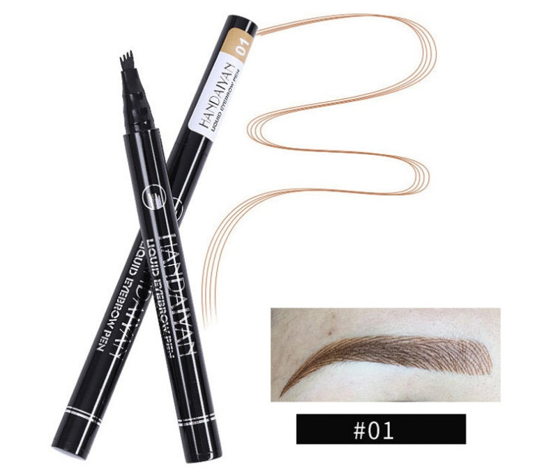 Microblading Eyebrow Pencil Waterproof Fork Tip Tattoo Pen Tinted Fine Sketch Eye Brow Pencils Long Lasting Eyebrows - 𝓢𝓱𝓸𝓹𝓵𝓮𝓬𝔂