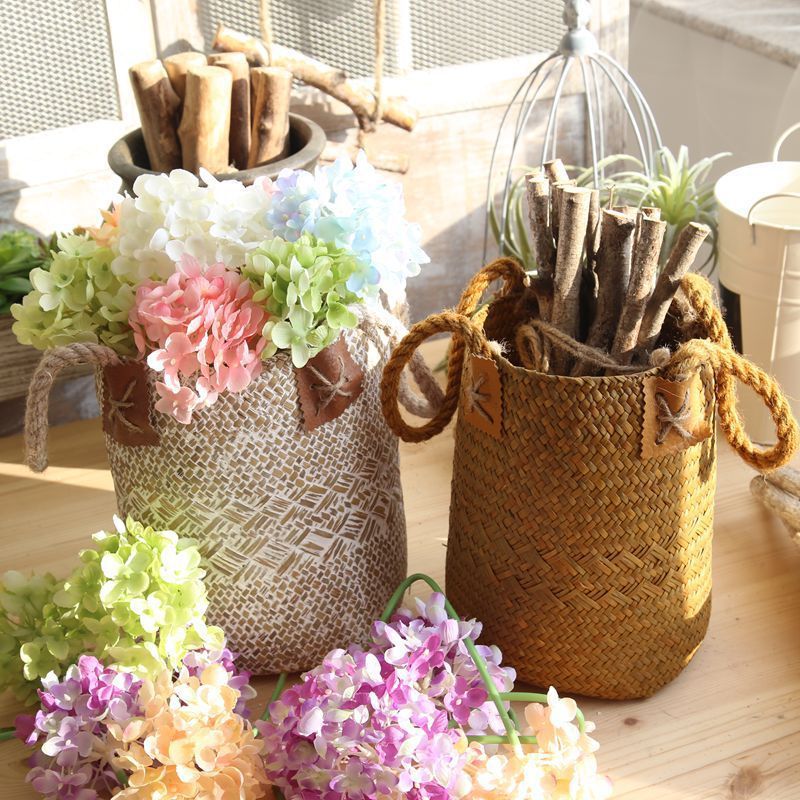 Hand woven basket flower basket basket rattan - 𝓢𝓱𝓸𝓹𝓵𝓮𝓬𝔂
