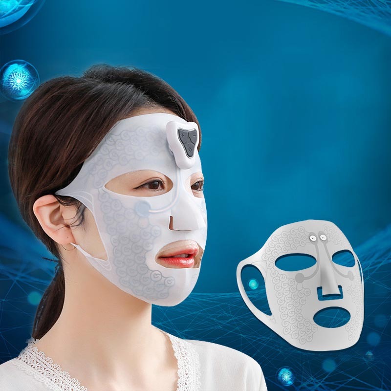 Electric Facial Massage Mask Face Massager Skin Tightening Moisturizes Anti-wrinkle Reduces Wrinkles Beauty Device Skincare - 𝓢𝓱𝓸𝓹𝓵𝓮𝓬𝔂