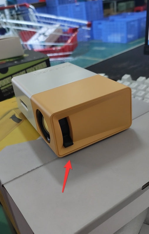 Portable Projector 3D Hd Led Home Theater Cinema HDMI-compatible Usb Audio Projector Yg300 Mini Projector - 𝓢𝓱𝓸𝓹𝓵𝓮𝓬𝔂