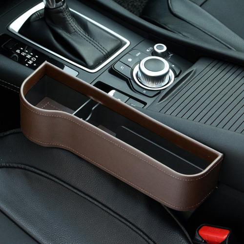 PU Car Organizer Seat Gap Storage Box Car Seat Side Slit for Wallet Phone Coins Cigarette Keys Cards Car Accessories - 𝓢𝓱𝓸𝓹𝓵𝓮𝓬𝔂