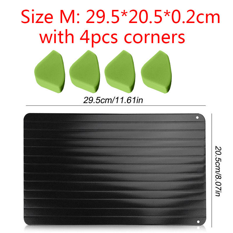 Fast Defrosting Tray Thaw  Kitchen Quick Aluminum Thaw Plate - 𝓢𝓱𝓸𝓹𝓵𝓮𝓬𝔂