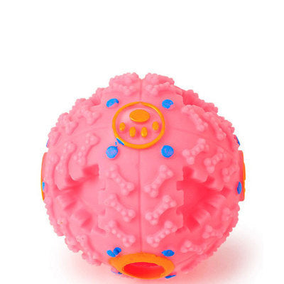 Pet Dog Treat Trainning Chew Sound Food Dispenser Toy Squeaky Giggle Ball - 𝓢𝓱𝓸𝓹𝓵𝓮𝓬𝔂