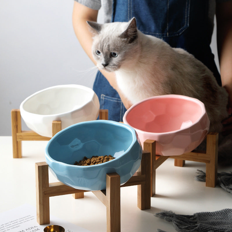 Pet bowl oblique mouth cat bowl food bowl dog bowl method bucket food bowl - 𝓢𝓱𝓸𝓹𝓵𝓮𝓬𝔂