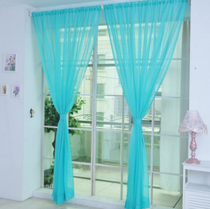 Curtains Solid Tulle Modern Curtains For Living Room Transparent Tulle Curtains Window Sheer For The Bedroom - 𝓢𝓱𝓸𝓹𝓵𝓮𝓬𝔂
