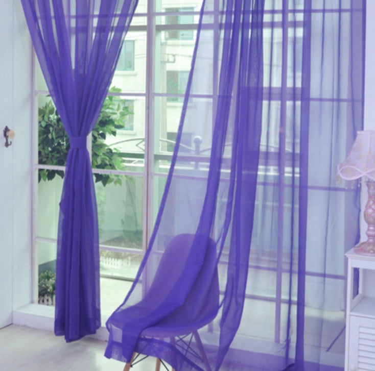 Curtains Solid Tulle Modern Curtains For Living Room Transparent Tulle Curtains Window Sheer For The Bedroom - 𝓢𝓱𝓸𝓹𝓵𝓮𝓬𝔂