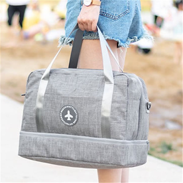 Dry And Wet Separation Travel Bag Tourism Fitness Storage Pouch Women's Clothes Shoes Daily Necessities Duffle Package Supplies - 𝓢𝓱𝓸𝓹𝓵𝓮𝓬𝔂