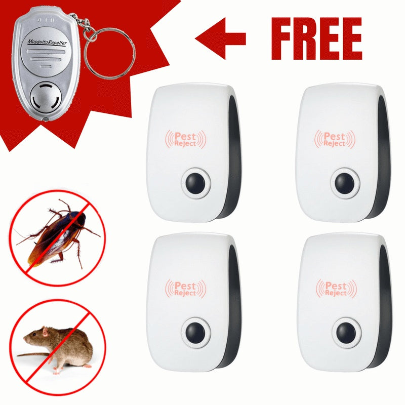 Electronic Ultrasonic Healthy Rechargeble Anti Mosquito Insect Pest Reject Mouse Repellent Repeller Practical Home EUUS Plug - 𝓢𝓱𝓸𝓹𝓵𝓮𝓬𝔂