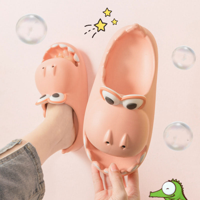 Kids Dinosaur Slippers Wholesale Summer Cartoon Parent Child Outdoor Home EVA Sandals Women Men Kids Cute Slippers Baby Shoes - 𝓢𝓱𝓸𝓹𝓵𝓮𝓬𝔂