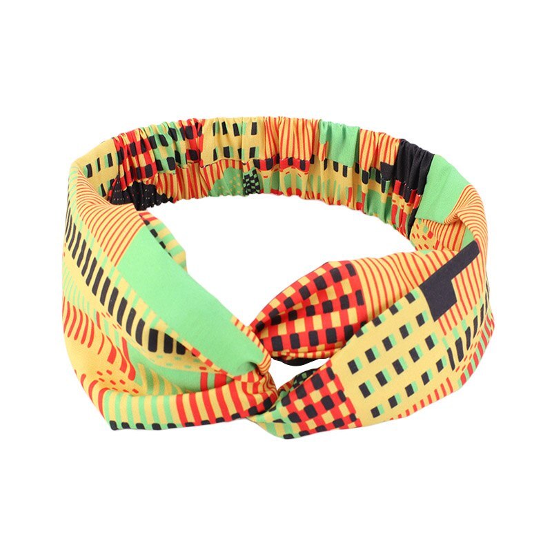 African Pattern Print Headband For Women Twist Style - 𝓢𝓱𝓸𝓹𝓵𝓮𝓬𝔂