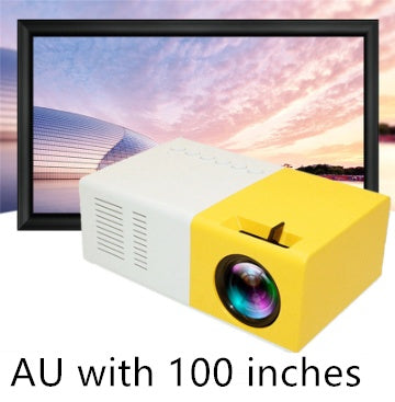 Portable Projector 3D Hd Led Home Theater Cinema HDMI-compatible Usb Audio Projector Yg300 Mini Projector - 𝓢𝓱𝓸𝓹𝓵𝓮𝓬𝔂