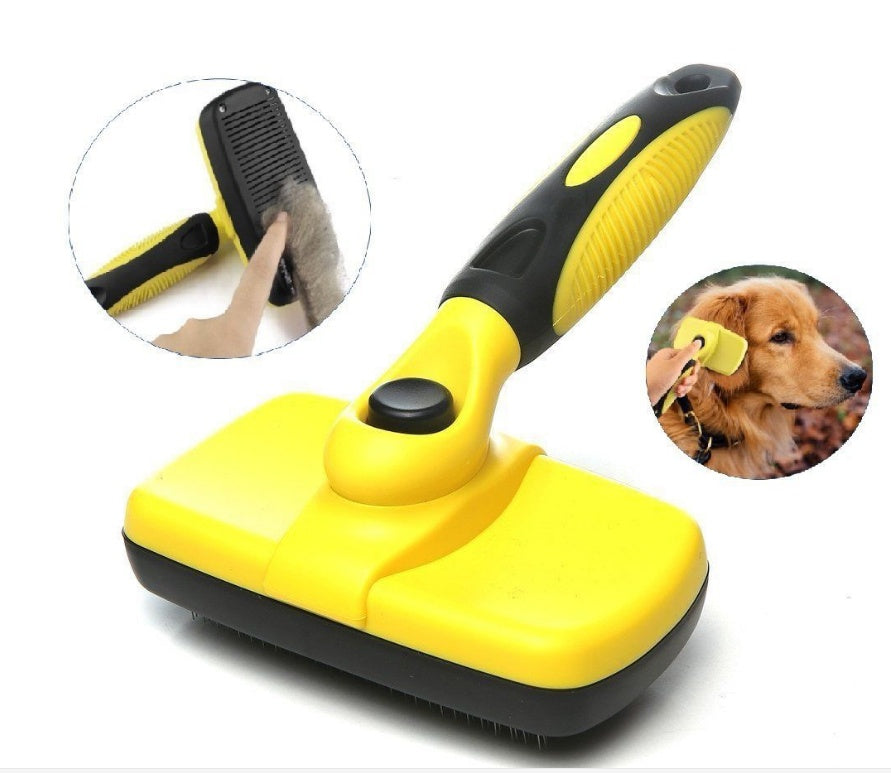 Pet Self Cleaning Slicker Brush - 𝓢𝓱𝓸𝓹𝓵𝓮𝓬𝔂