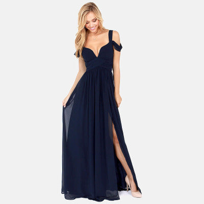 Long Floor Length Elegant Greek Style Pleated Dress - 𝓢𝓱𝓸𝓹𝓵𝓮𝓬𝔂