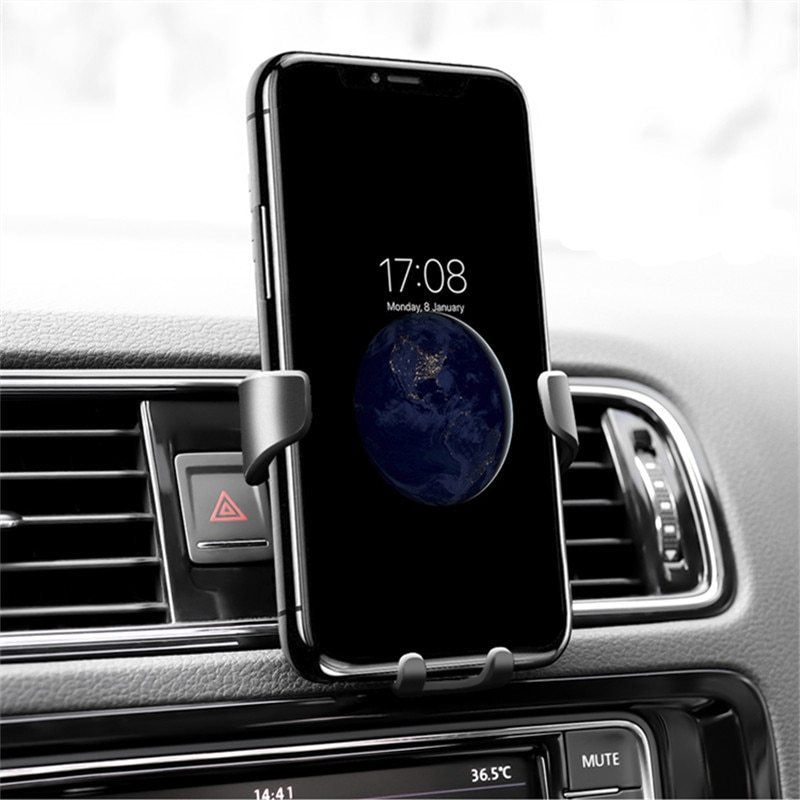 Car Phone Holder For Phone In Car Air Vent Mount Stand No Magnetic Mobile Phone Holder Universal Gravity Smartphone Cell Support - 𝓢𝓱𝓸𝓹𝓵𝓮𝓬𝔂