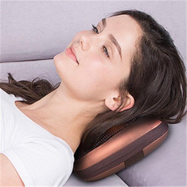 Neck Massager Home Car Neck Cervical Massage Electric Multifunctional Massage Pillow Waist Back Relaxation Device - 𝓢𝓱𝓸𝓹𝓵𝓮𝓬𝔂