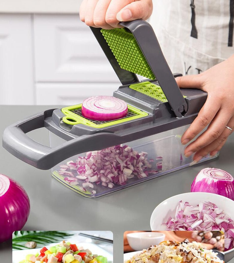 Multifunctional Vegetable Cutter Home Kitchen Slicing And Dicing Fruit Artifact - 𝓢𝓱𝓸𝓹𝓵𝓮𝓬𝔂
