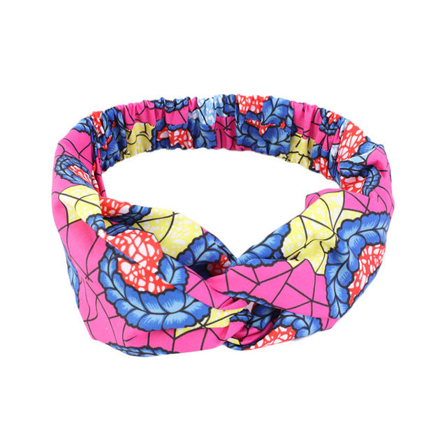 African Pattern Print Headband For Women Twist Style - 𝓢𝓱𝓸𝓹𝓵𝓮𝓬𝔂