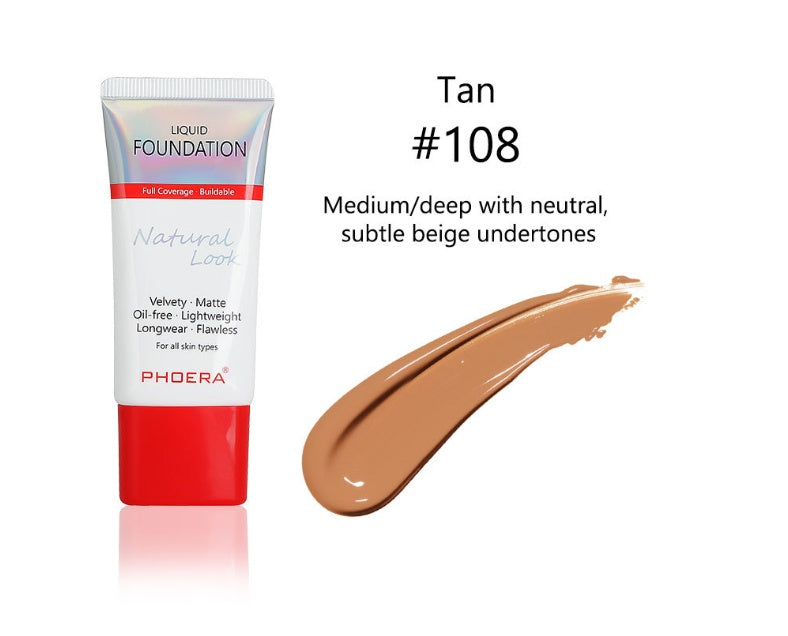 Matte, Silky, Tube Liquid Foundation, Ladies Products - 𝓢𝓱𝓸𝓹𝓵𝓮𝓬𝔂