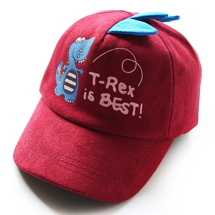 ''T-REX IS BEST'' DINOSAUR KIDS HATS - 𝓢𝓱𝓸𝓹𝓵𝓮𝓬𝔂