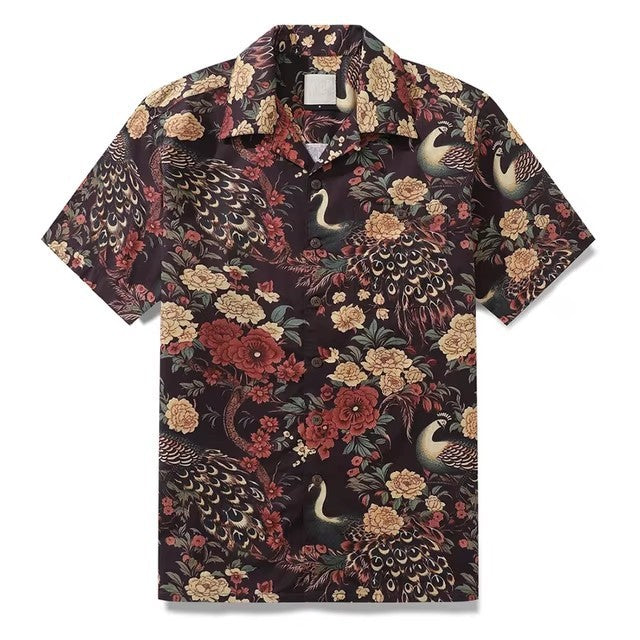 New Men's Shirt Hawaiian Tropical Style Animal Alohacamisha Style Street Digital Printing - 𝓢𝓱𝓸𝓹𝓵𝓮𝓬𝔂