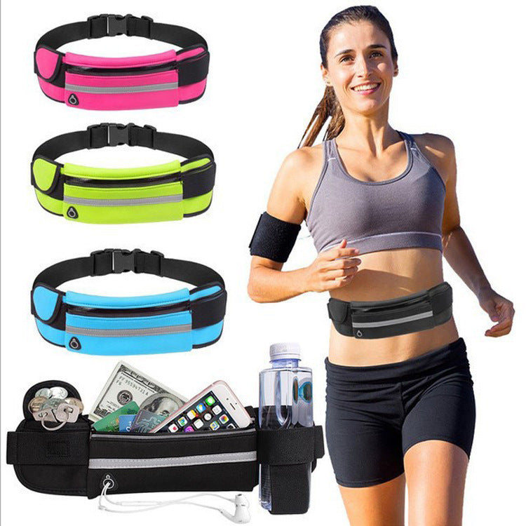 Fitness Waist Bag With Pocket Slim Running Jogging Belt Fanny Pack Bag For Hiking Cycling Workout Sports Gym - 𝓢𝓱𝓸𝓹𝓵𝓮𝓬𝔂