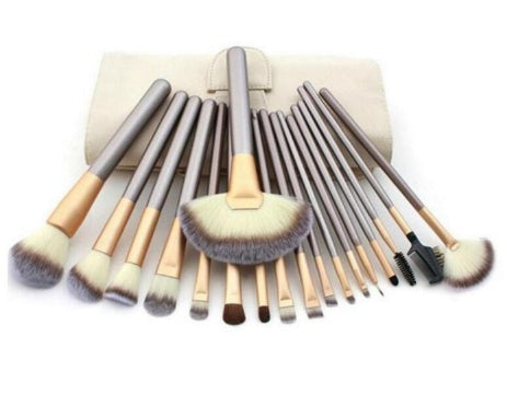Persian Make-up Brush Suit Rice White Make Up Brush, Champagne Color Brush Handle Make-up Brush Without - 𝓢𝓱𝓸𝓹𝓵𝓮𝓬𝔂