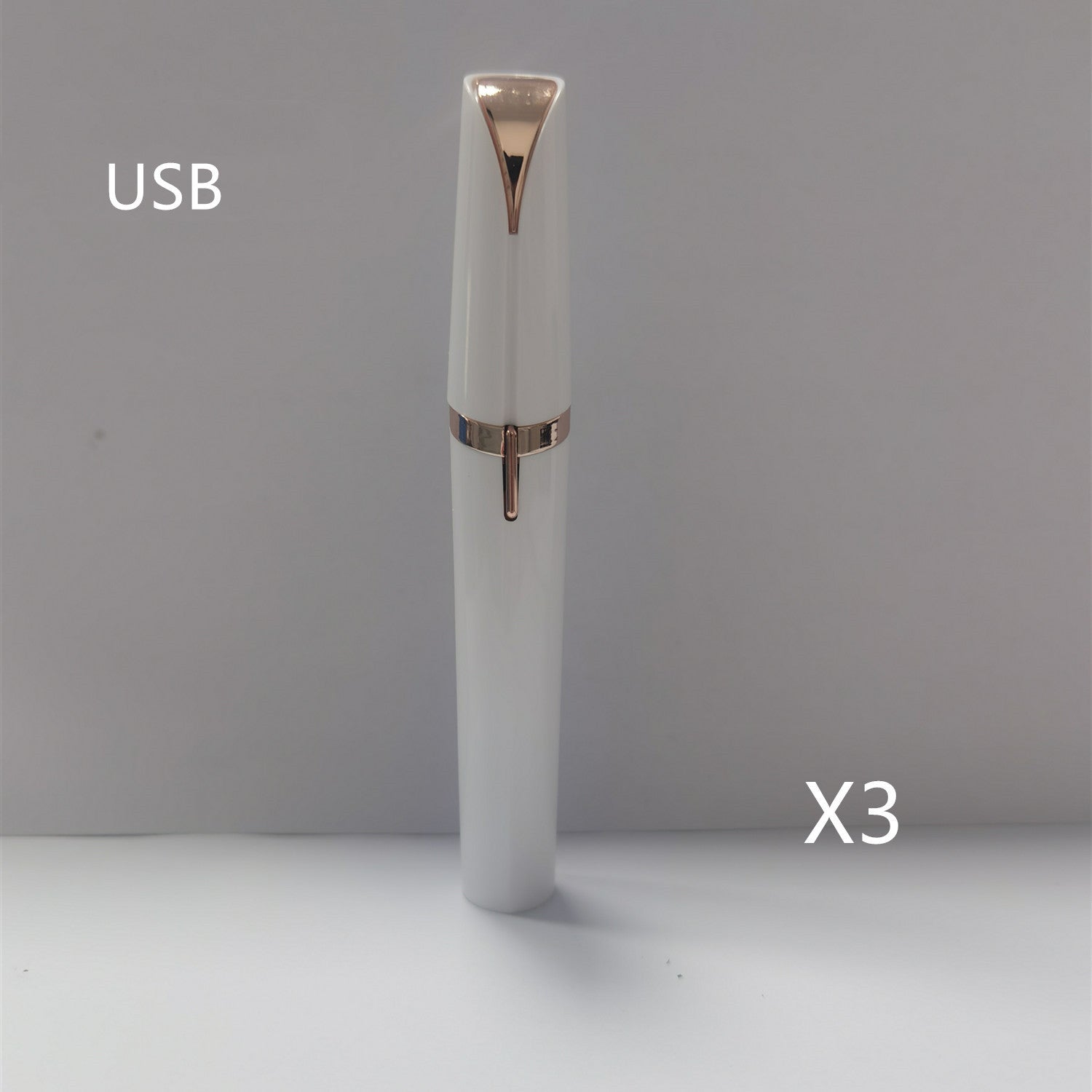 Mini Electric Eyebrow Trimmer Lipstick Brows Pen Hair Remover Painless Razor Epilator with LED Light - 𝓢𝓱𝓸𝓹𝓵𝓮𝓬𝔂