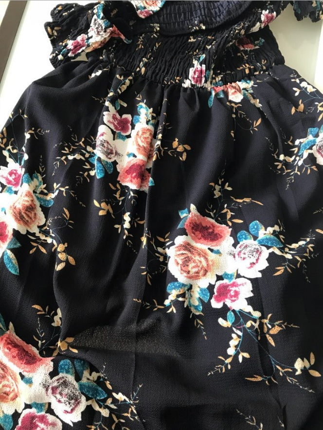 Boho style long dress women Off shoulder beach summer dresses - 𝓢𝓱𝓸𝓹𝓵𝓮𝓬𝔂