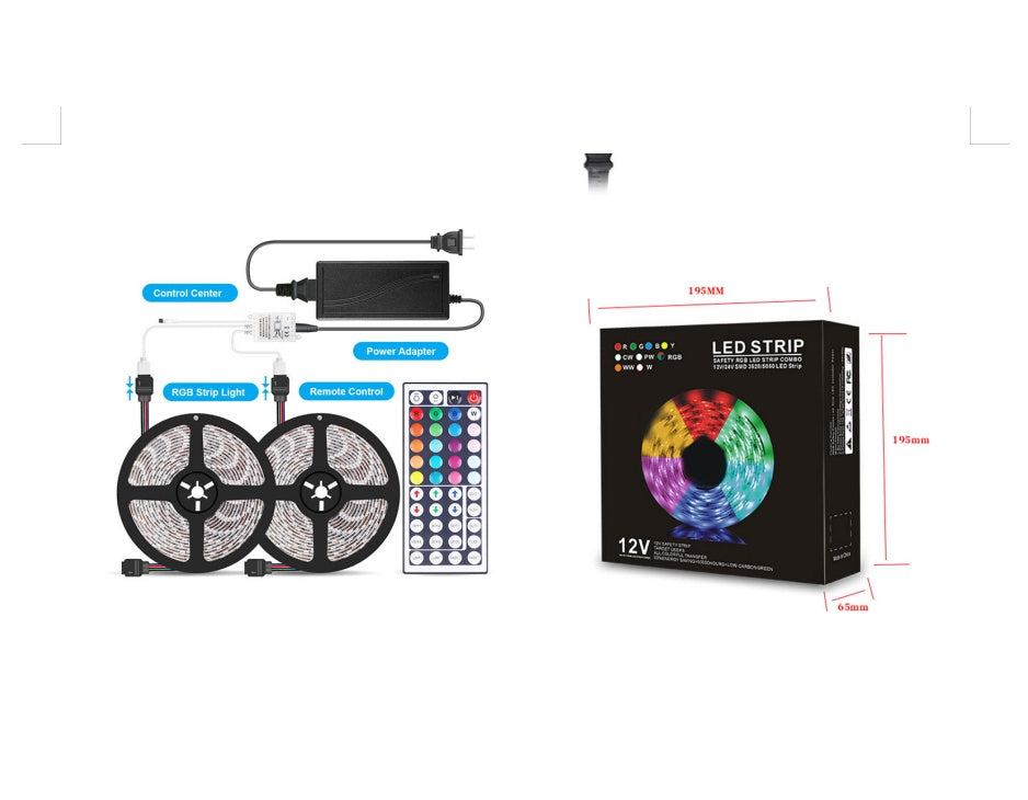 LED Strip Light RGB 5050 - 𝓢𝓱𝓸𝓹𝓵𝓮𝓬𝔂