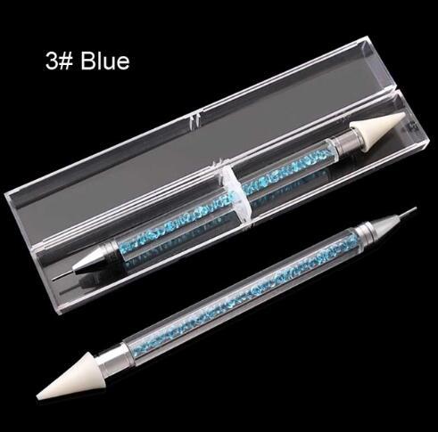 Dual-ended Nail Dotting Pen Diamond Painting Pen Crystal Beads Handle Rhinestone Studs Picker Wax Pencil Manicure - 𝓢𝓱𝓸𝓹𝓵𝓮𝓬𝔂