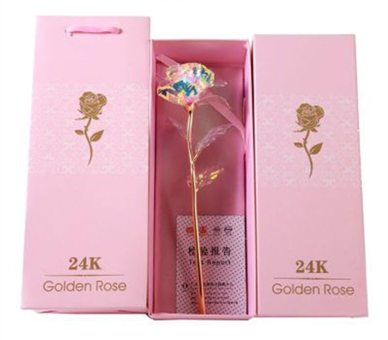 Enchanted Forever Rose Flower in Glass LED Light Christmas Decoration - 𝓢𝓱𝓸𝓹𝓵𝓮𝓬𝔂