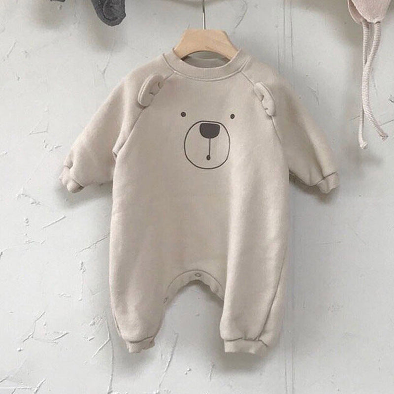 Korean Baby Cute Plush Bear One-piece - 𝓢𝓱𝓸𝓹𝓵𝓮𝓬𝔂