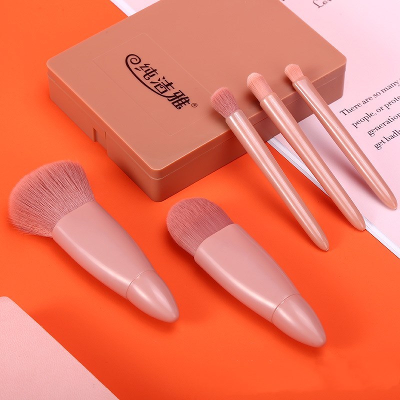 5Pcs Makeup Brushes Tool Set Cosmetic Powder Eye Shadow Foundation Blush Blending Make Up Brush - 𝓢𝓱𝓸𝓹𝓵𝓮𝓬𝔂