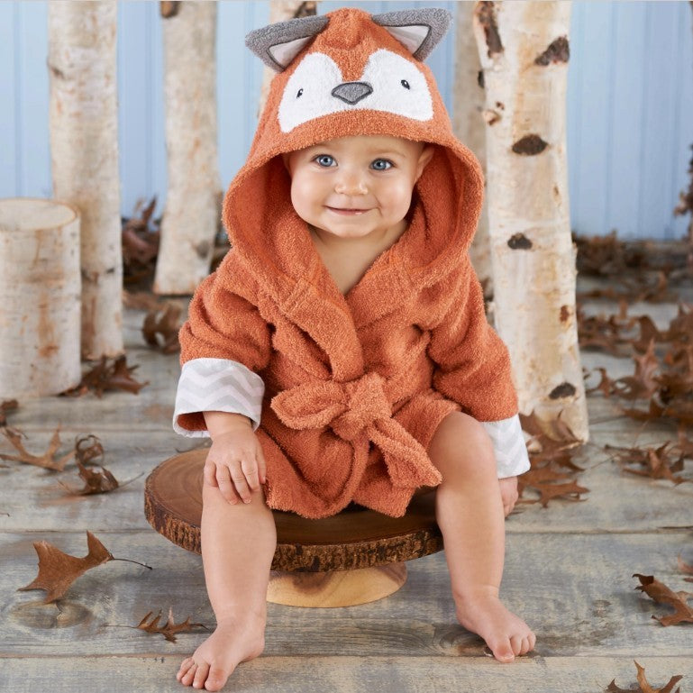 Children's Hooded Absorbent Animal-shaped Bathrobe - 𝓢𝓱𝓸𝓹𝓵𝓮𝓬𝔂