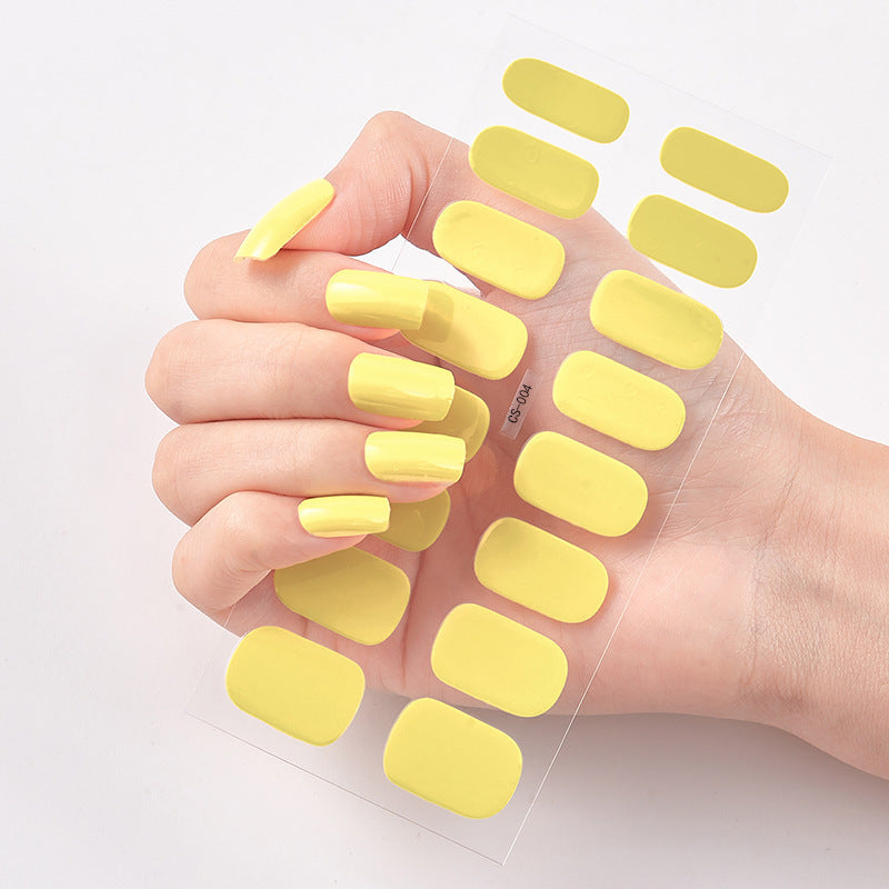 Nail Sticker Letter Color Nail Art Sticker Full Sticker - 𝓢𝓱𝓸𝓹𝓵𝓮𝓬𝔂