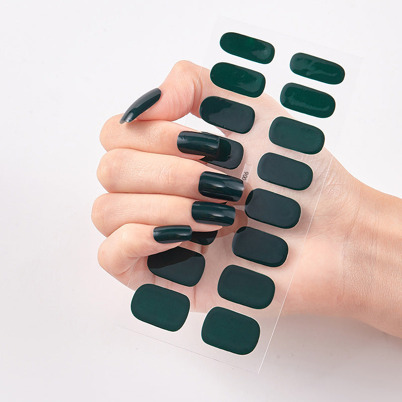 Nail Sticker Letter Color Nail Art Sticker Full Sticker - 𝓢𝓱𝓸𝓹𝓵𝓮𝓬𝔂