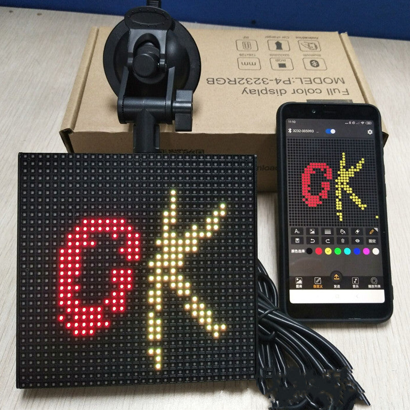 Full-Color Bluetooth Emoticon Car Led Display - 𝓢𝓱𝓸𝓹𝓵𝓮𝓬𝔂