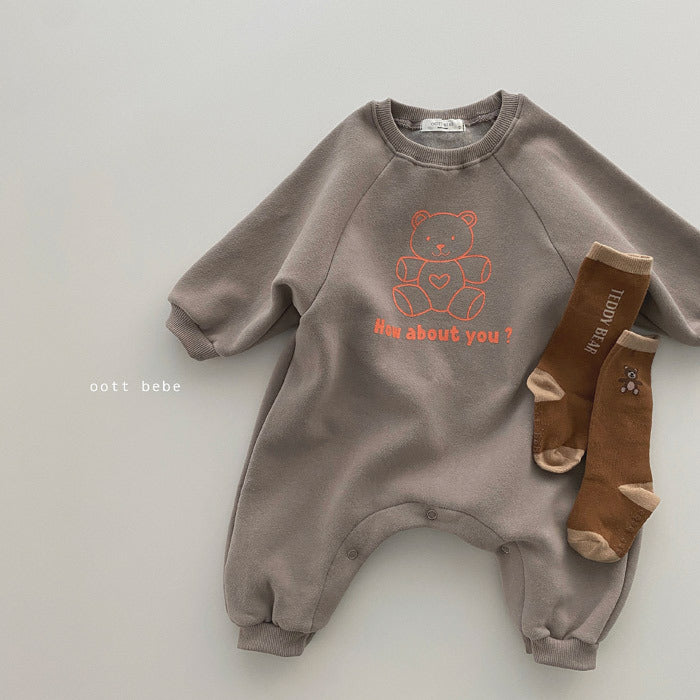 Baby long sleeve jumpsuit baby ha clothes - 𝓢𝓱𝓸𝓹𝓵𝓮𝓬𝔂
