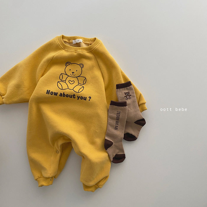 Baby long sleeve jumpsuit baby ha clothes - 𝓢𝓱𝓸𝓹𝓵𝓮𝓬𝔂