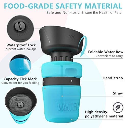 Pet Outdoor Foldable Bottle Dog Travel Water Bottle Dog Water Dispenser - 𝓢𝓱𝓸𝓹𝓵𝓮𝓬𝔂