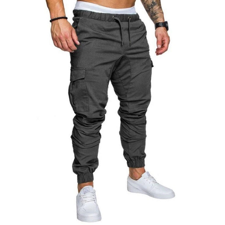 Men's Woven Fabric Casual Pants Drawstring Pants - 𝓢𝓱𝓸𝓹𝓵𝓮𝓬𝔂
