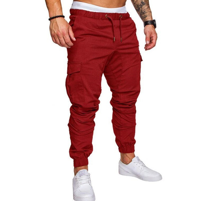 Men's Woven Fabric Casual Pants Drawstring Pants - 𝓢𝓱𝓸𝓹𝓵𝓮𝓬𝔂