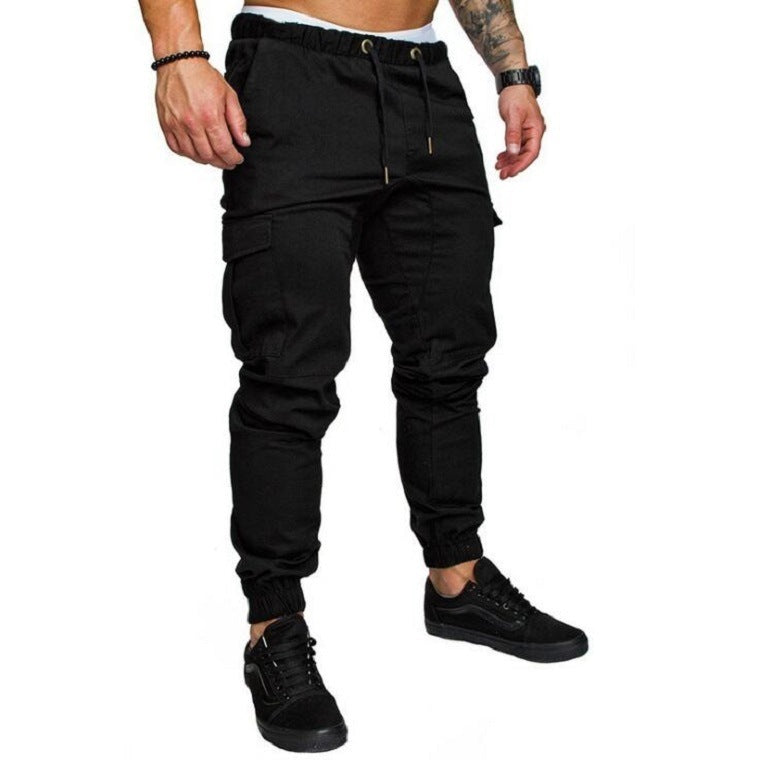 Men's Woven Fabric Casual Pants Drawstring Pants - 𝓢𝓱𝓸𝓹𝓵𝓮𝓬𝔂
