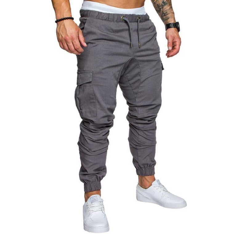 Men's Woven Fabric Casual Pants Drawstring Pants - 𝓢𝓱𝓸𝓹𝓵𝓮𝓬𝔂